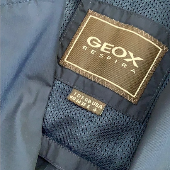 NWOT Geox Respira Trench Coat - Picture 2 of 5